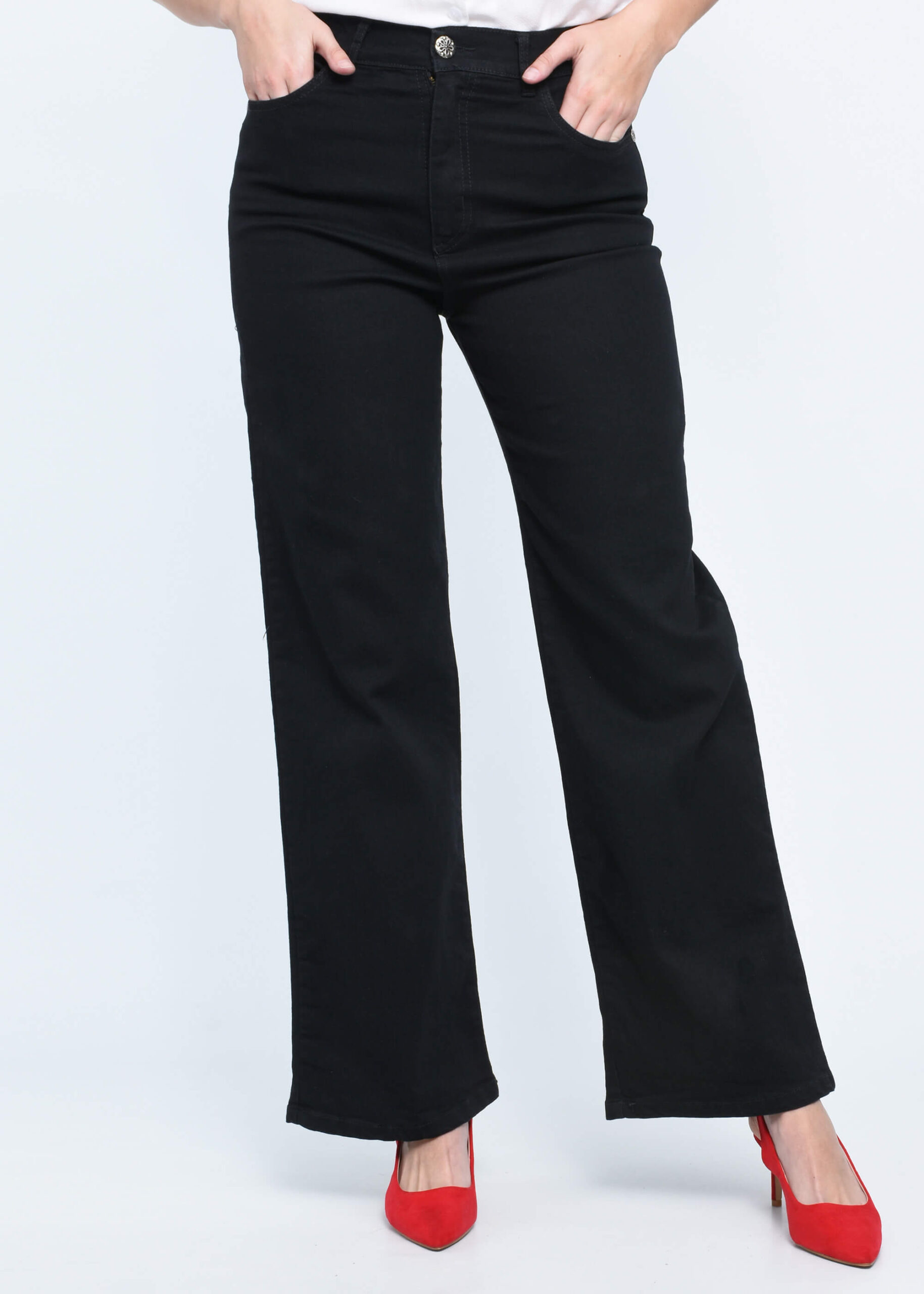 PANTALON JEANS PALQUI NEGRO MUJER